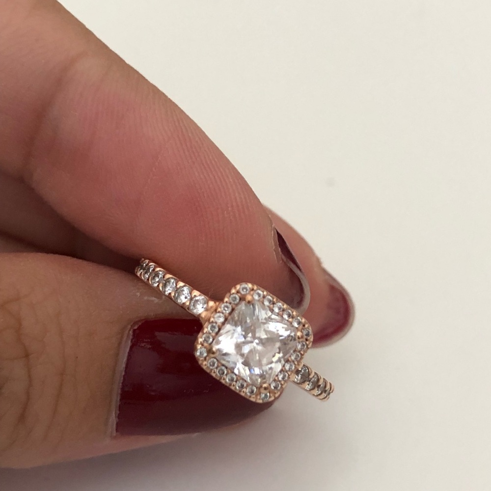 Pandora Timeless Elegance Rose Gold Ring Size 5